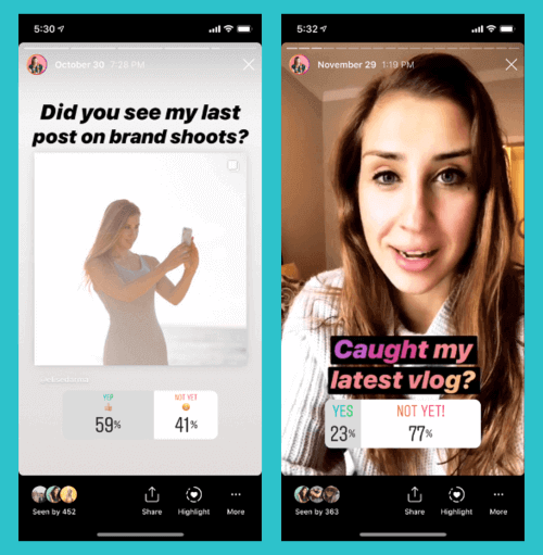Create Instagram Polls, Questions, and Quizzes