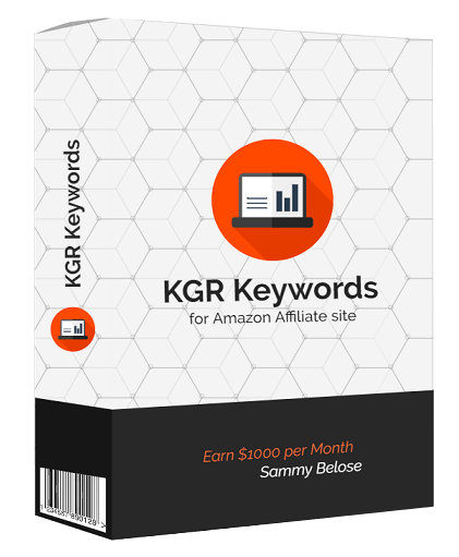 KGR Keyword research for amazon affiliate