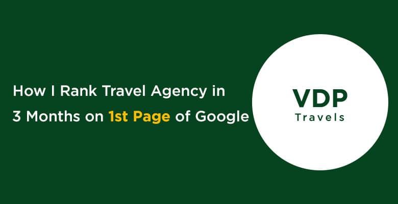 Vdp travels SEO Result
